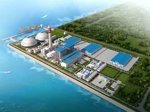 湛江京信東海電廠(chǎng)熱電聯(lián)產(chǎn)燃煤機(jī)組圓形煤倉(cāng)網(wǎng)架工程